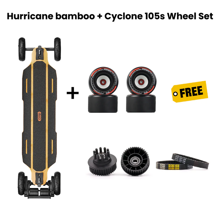 Meepo Ninja - Hurricane Bamboo Electric Skateboard and Longboard