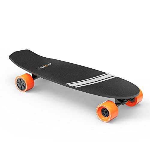 enSkate Electric Skateboard with Remote Control R3MINI,900 W Dual Motors, 9-Layer Canadian Maple Board,3 Speed Adjustment shortboard E-Skateboard (R3MINI)