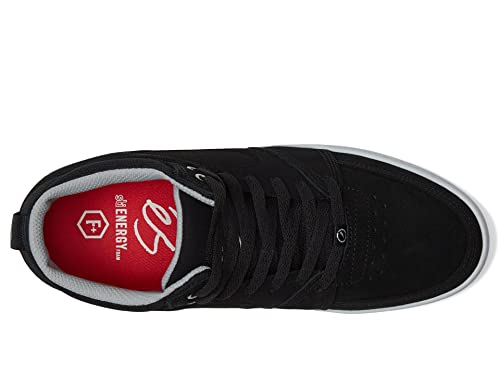 eS Accel Slim Mid Black/White/Silver Men's 9, Women's 10.5 Medium