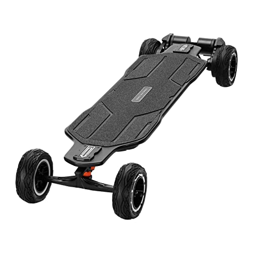 Exway Atlas Pro 2WD All-Terrain Off Road Electric Skateboards, Top Speed of 35 Mph, 24 Miles Range, 3200W Dual Motor, IP55 Waterproof, Professional Electric Longboard for Adults