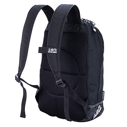 187 Killer Pads Standard Issue Backpack with Skateboard Straps, Black