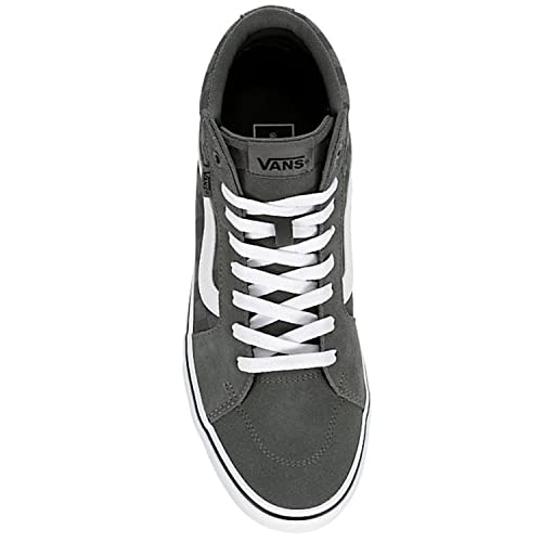 Vans Unisex Filmore Hightop Platform Sneaker - Tonal Checkerboard Grey/White 8.5