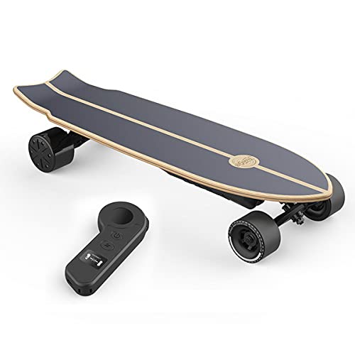 Teamgee H20Mini 31" Electric Skateboard with Remote 22PMH Top Speed, Hub Motors 900W, 18Miles Range, 4 Speed Adjustmet(Used)