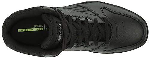 Reebok Men's BB4500 Hi 2 Sneaker, Black/Alloy, 9.5 Wide