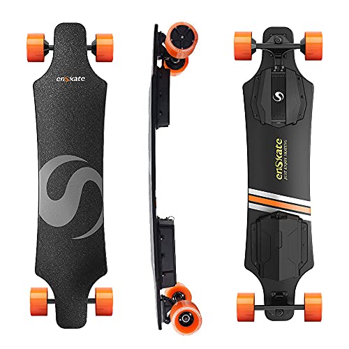 Enskate R3 Electric Skateboard Longboard,22 MPH Top Speed, 900W Dual Motor, Max Range 22Miles, with Skateboard Light