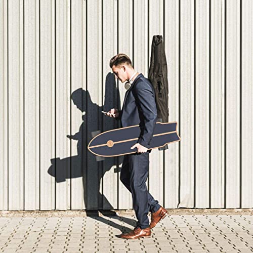 Teamgee H20mini Electric Skateboard with Remote Control Hub Motors 900W Range 18 Miles 22mph Top Speed 4 Speed Adjustment Load up to 286 Lbs 7 Ply Maple Longboard (Black)