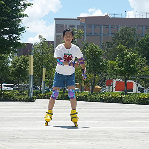 SOHOUR HOME Kids/Youth Knee Pads Elbow Pads Wrist Guards Protective Gear Set for Kids Roller Skates, Inline Skating, Cycling, BMX Bike, Skateboard, Scooter Riding, and Outdoor Extreme Multi-Sports