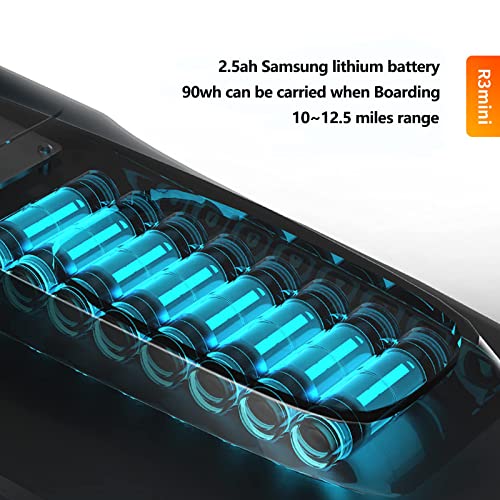 enSkate Electric Skateboard with Remote Control R3MINI,900 W Dual Motors, 9-Layer Canadian Maple Board,3 Speed Adjustment shortboard E-Skateboard (R3MINI)