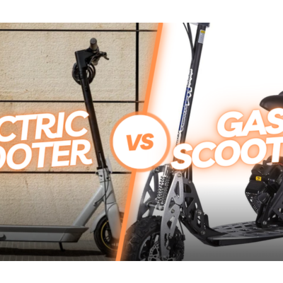 electric and gas scooter