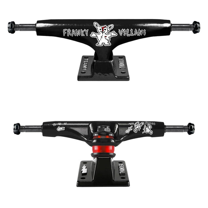 Thunder Skateboard Trucks 148 (8.25") Villani to Pieces Team Pro Edition Black - Pair