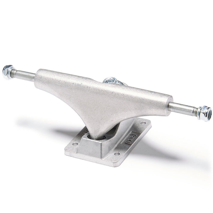 [CCS] Skateboard Trucks | Professional Grade | Steel | Sizes 109mm, 129mm, 139mm, 149mm, & 169mm | Raw Silver, Black | Set of 2 | 1" Mounting Hardware Included (Raw, 129mm (Fits 7.5"-7.75" Decks))