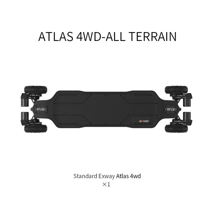 Exway Atlas Carbon 4WD Electric Skateboard and Longboard (2023 Model)