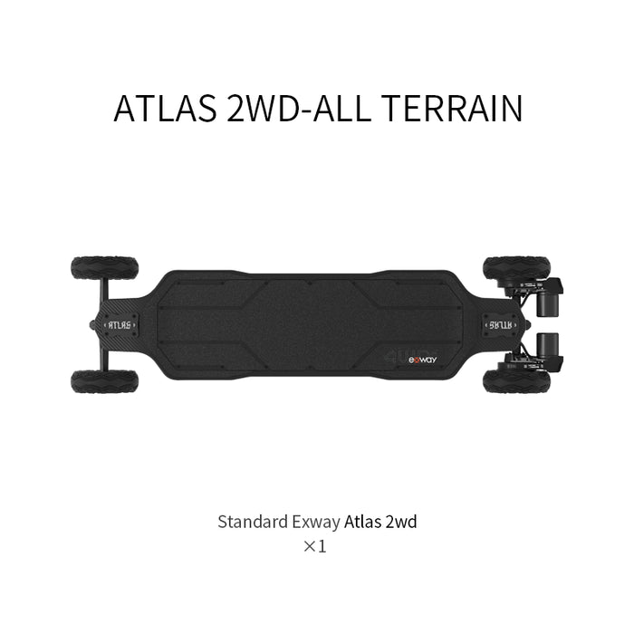 Exway Atlas Carbon 2WD Electric Skateboard and Longboard (2023 Model)