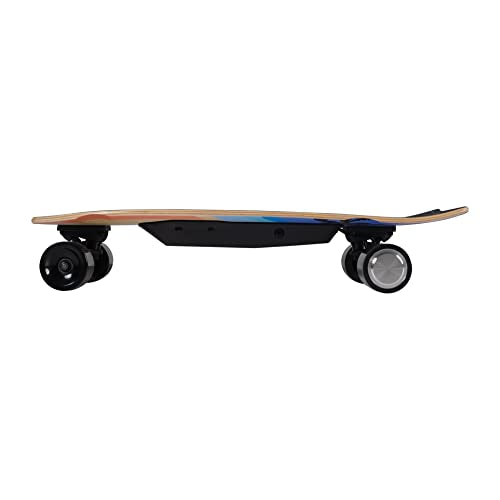 MEEPO Mini Q1 Electric Skateboard with Remote Control Electric Skateboard,200W*2 Hub-Motor,19 MPH Top Speed,7.5 Miles Range,3 Speeds Adjustment,6 Months Warranty (Sea Blue)