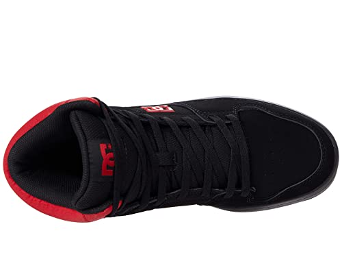 DC Cure Casual High-Top Skate Shoes Sneakers Black/Black/Red 10.5 D (M)