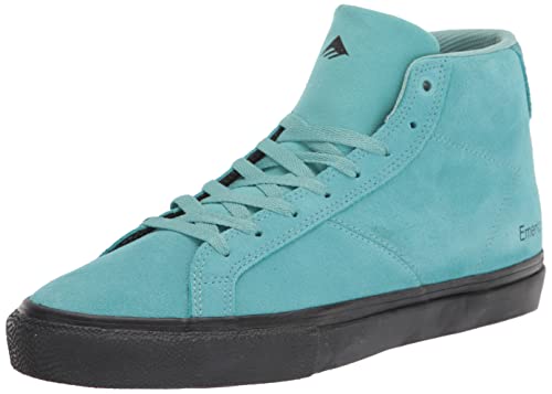 Emerica Men's Omen Hi High Top Skate Shoe, Blue, 8