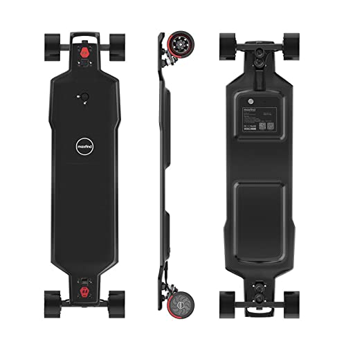 MAXFIND All Terrain Electric Skateboards for Adults Youth Kids Electric Longboard with Remote, 26 Mph Top Speed, Swappable Battery, 38 Inch (21Miles / 35Km (Standard Range))