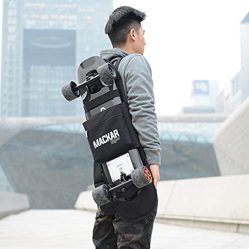 inktells Skateboard backpacks Bag with Two Adjustable Shoulder Straps,Foldable Skateboard Backpacks for Men and Boys,Universal Street Trend Skate Carry Bags for Travel
