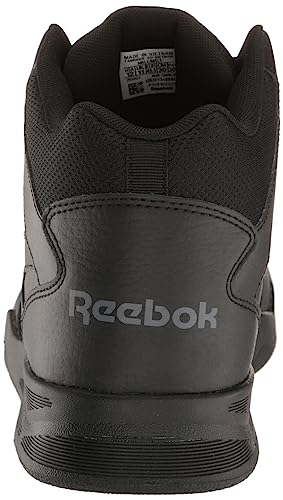 Reebok Men's BB4500 Hi 2 Sneaker, Black/Alloy, 9.5 Wide