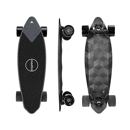 maxfind College Electric Skateboards with Remote Motorized Board Longboard for Teens 24 MPH Top Speed Portable 31 Inch MAX 2 PRO