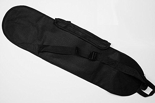 Cooplay 32"*8" Black Skateboard Carry Bag Backpack Rucksack Straps with Mesh