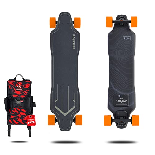 Backfire ERA II Electric Longboard Skateboard with Backpack,Top Speed of 26 Mph,12 to 15 Miles Range,Suitable for Adults & Teens - Zen