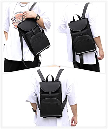 Abscalar Skateboard Backpacks Foldable Skateboard Bags for Men and Boys Black