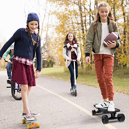 Hiboy S11 Electric Skateboard with Wireless Remote, E-Skateboard Max Speed 12.4 mph, Range 6-9 Miles, 350W Motor Eskateboard for Adults Teens (Upgraded Version)
