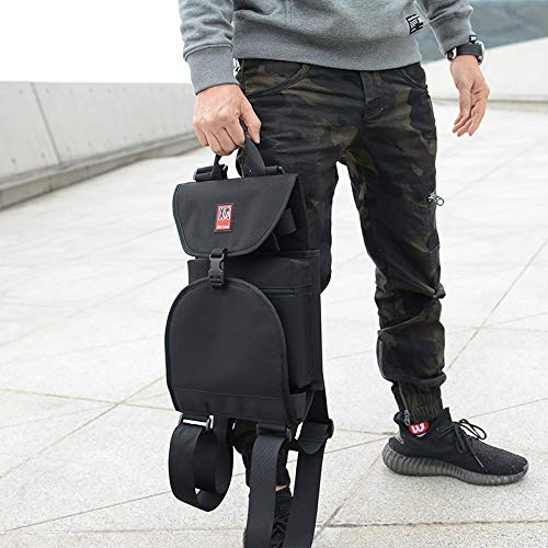 inktells Skateboard backpacks Bag with Two Adjustable Shoulder Straps,Foldable Skateboard Backpacks for Men and Boys,Universal Street Trend Skate Carry Bags for Travel
