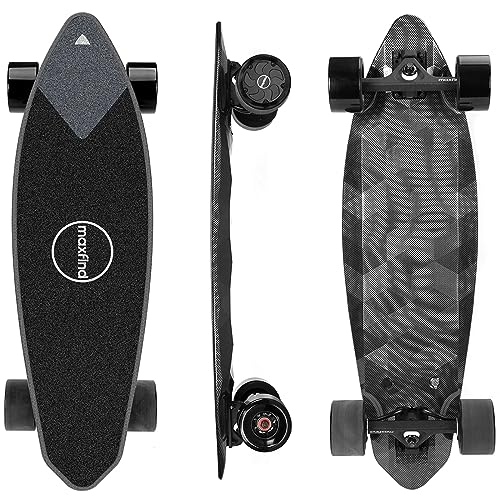 Electric Skateboard with Remote- Dual Motor E-Skateboard for Teens and College, Motorized Longboard for Cruising and Commuting (MAX 2 PRO)