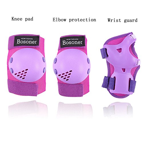 Kit Protection Enfant 6 En 1 - Genouillères, Coudières, Poignets Pour Skate, Roller, Vélo - 3 à 12 Ans - 2