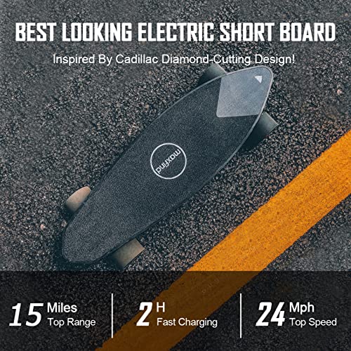 maxfind College Electric Skateboards with Remote Motorized Board Longboard for Teens 24 MPH Top Speed Portable 31 Inch MAX 2 PRO