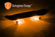 orange skateboard underglow