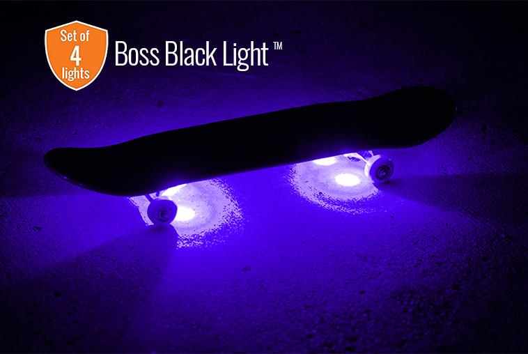 blacklight skateboard underglow